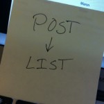 Recycle an Old Post into a List Post: A Sticky Note Tip